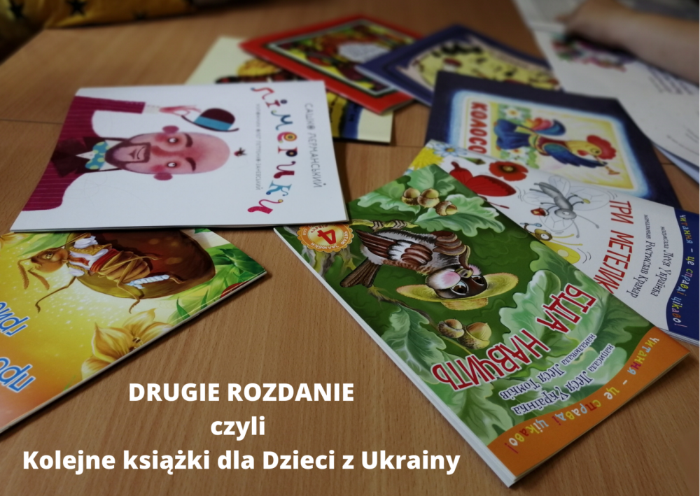 Książki w języku ukraińskim wydane przez Fundację Świętego Mikołaja we współpracy z Ukraińskim Instytutem Książki