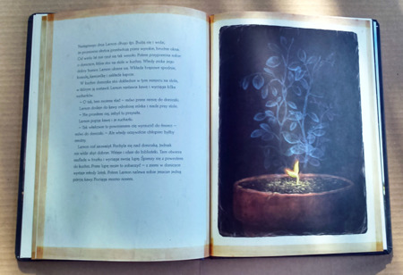 Dwie strony z książki "Dom, który się przebudził" Martina Widmarka