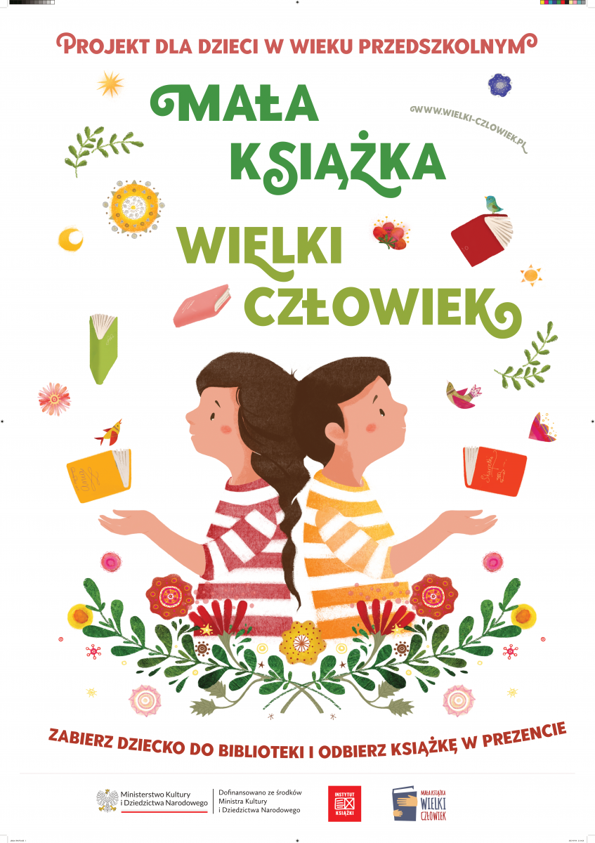 Oddział Dziecięcy Miejskiej Biblioteki Publicznej im. Marii Dąbrowskiej w Świebodzicach jak co roku bierze udział w kampanii "Mała książka - wielki człowiek".