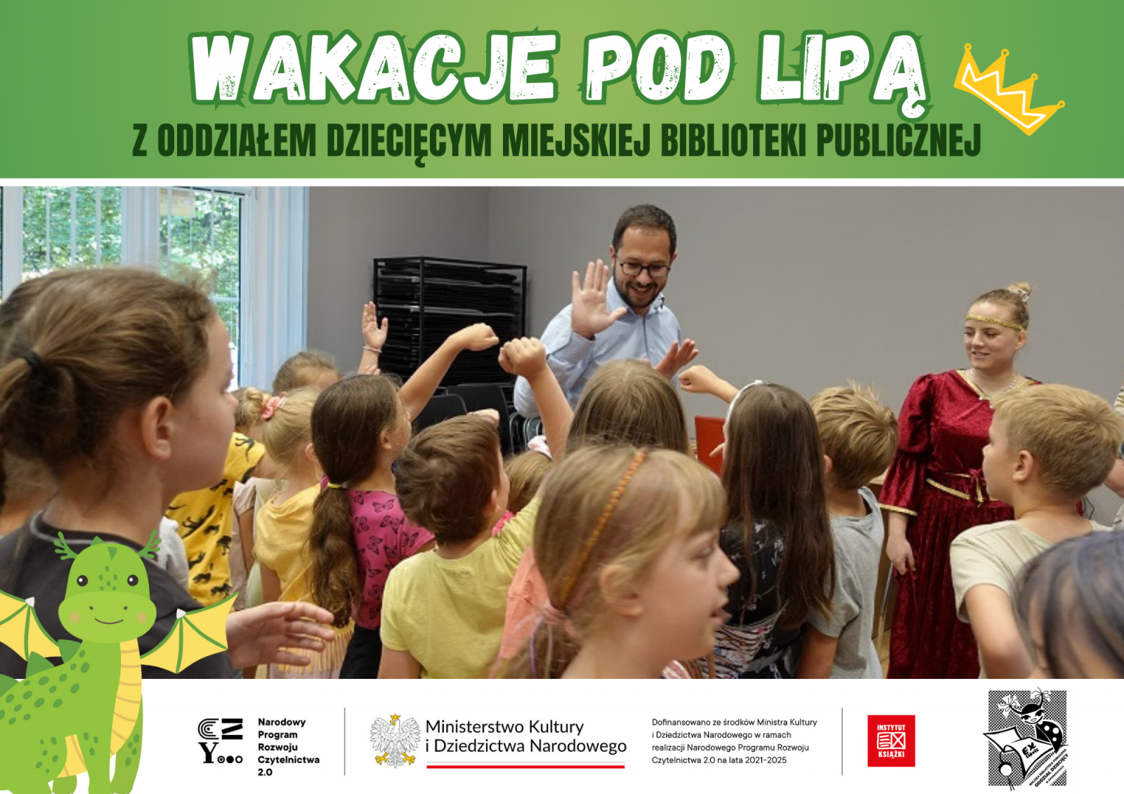 Wakacje Pod Lipą z Oddziałem Dziecięcym MBP w Świebodzicach
